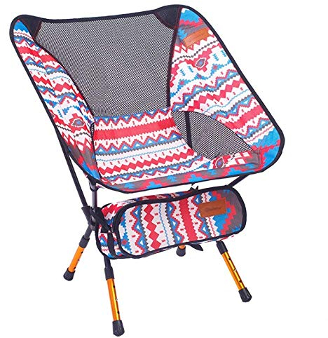 ONWEE Angeln Wandern Angeln Picknick Lounge Chair Tragbarer Moon Chair Kompakter, ultraleichter, zusammenklappbarer Campingstuhl Outdoor-Klappstuhl Tragbarer Strandstuhl Angeln Vision
