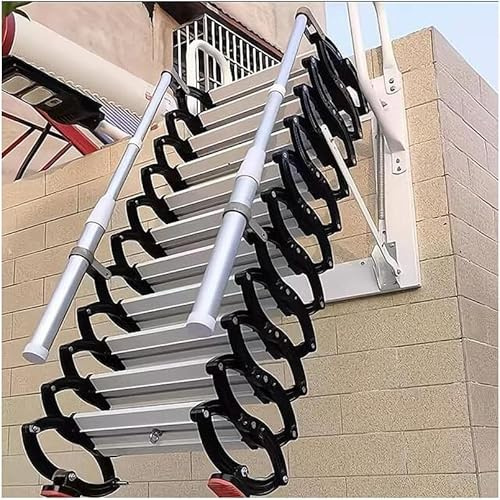 EYPKPL Scala per soppalco Scala per soffitta a Scomparsa Scale per soffitta Domestica Scaletta Pieghevole per Interni ed Esterni Scale per soppalco a Parete