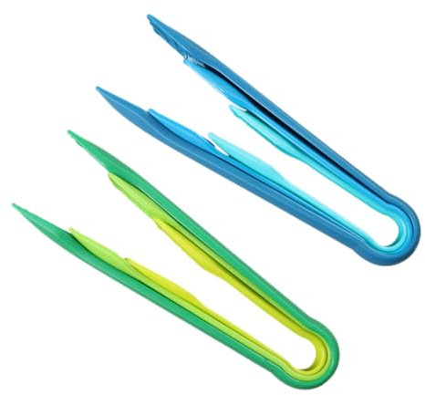 TOPBATHY 2juegos Pinzas Anti-quemaduras Para Alimentos Pinzas Aislantes Prácticas Para Cubitos De Hielo Para Cocina y Picnic
