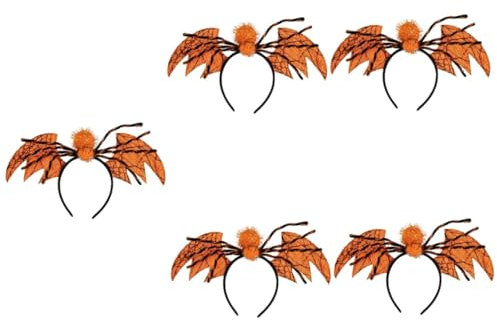 ifundom 5stücke Halloween Spinnen Haarreif Kreatives Kostümzubehör Für Partys Sicher Und Bequem Perfektes Accessoire Für Halloween-feiern Langlebig Und Leicht Für Frauen Und Mädchen