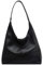CUNGGI Hobo Taschen für Frauen Slouchy Tote Bag Soft Tasche Damen Schultertasche Umhängetasche 2pcs Arbeit Alltag Handtaschen (Schwarz)