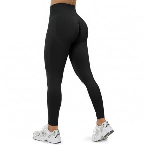 SMILODOX Leggings Damen Infinite Batik Scrunch, Shaped Fit Seamless Sporthose, Sanduhr-Silhouette Design Yogahose, Elastischer Bund Figurschmeichelnd, Ideal für Fitness, Gym & Alltag