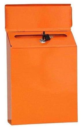 Wall-Mount Mailbox Wall Mount Mailboxes,Modern Delivery Letterbox Metal Mailbox Mailbox Locking Wall Mounted Comment Drop Box Payments Holder Postbox Letter Post Mail Outdoor