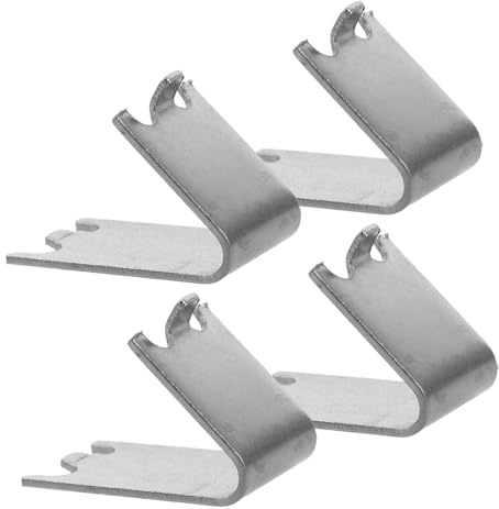 LIFKICH 4pcs Fridge Shelf Clip Freezer Shelf Support Replacement Clip Buckle for Refrigerator Cooler Support Hook Use in Kitchen Refrigerator