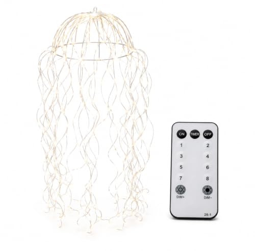 ReWu LED-Lichterkette Qualle - 480 LED-Lichter - 30 x 30 cm
