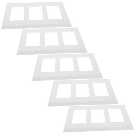 Homoyoyo Cubierta Gang Para Enchufes Eléctricos Placa De Pared y Instalación Compatible Tipos De Interruptores y Receptáculos