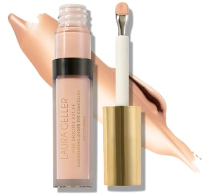 LAURA GELLER NEW YORK The Bright Stuff Illuminating Under Eye Concealer with Cooling Metal Tip - Light Coverage (02 Fair)