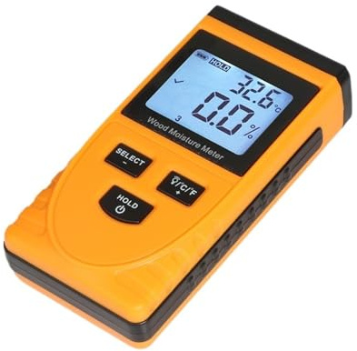 Misuratore Di Umidità Del Legno Display LCD Digitale Tester Di Umidità Misuratore Di Contenuto D'acqua Del Legno Rilevatore Di Densità Igrometro Strumenti
