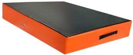 QSTDGVPW Fallschutzmatten für Gewichtheben, Geräuschlose Fallschutzmatten, Bodenschutz, Balancematte für Übungen, Orange