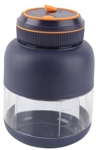 Naroote Mélangeur de Fruits Portable, Mélangeur Personnel avec Batterie Anti-fuite Haute capacité, Haute Vitesse Puissante pour Smoothies, Shakes, Jus (BLUE)