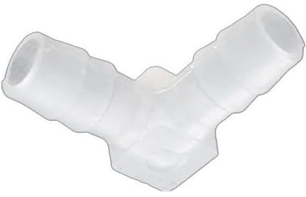 5 st L-formad slangkoppling - slitstark plast Pagoda hullingförsedd jämn böj for trädgårdsslangstillbehör(4mmx4mm)