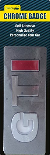 Simply CB51 GTI Styling Badge, Chrome, silver