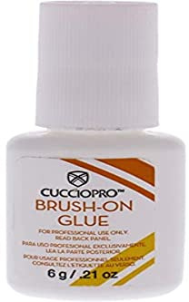 Cuccio Pro - Brush-On Glue - for Women - Nail Glue - 0.21 oz