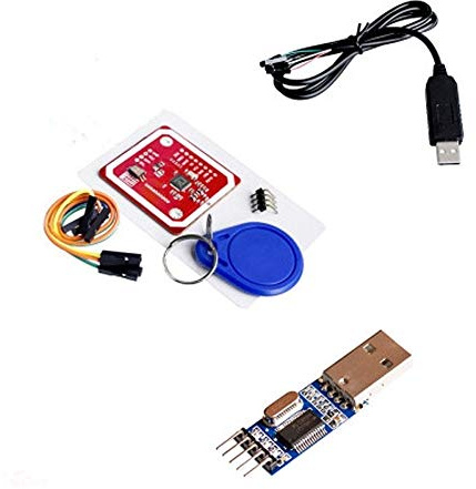 Digitalkey PN532 NFC-RFID V3 Karte Lesen Schreibtafel | 2 Tags, 2 USB-TTL, Kompatibel mit Arduino Raspberry Pi, Für IOT Projekte