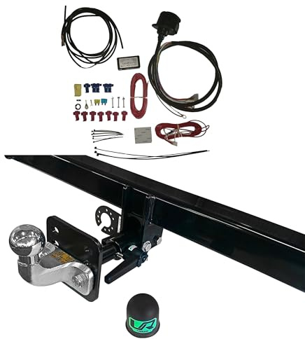 UmbraRimorchi Detachable Flange Towbar+13P Wiring Compatible with Nissan