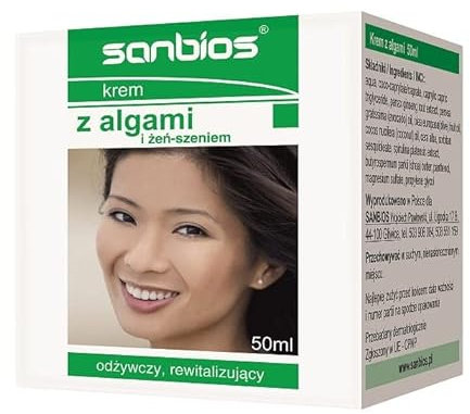 SANBIOS Crème aux algues et au ginseng 50 ml
