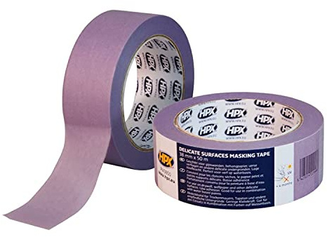 Ruban de masquage HPX Surfaces délicates - 50 mm x 50 m - PW5050