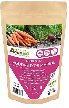 Engrais bio poudre d’os marine (1,5 Kg)