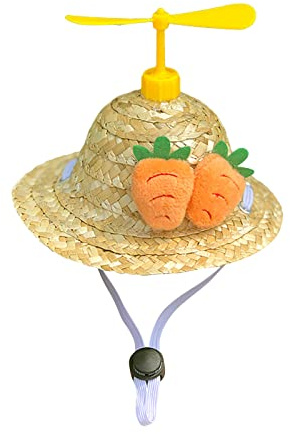 Sombrero De Paja Para Mascotas, Encantador Y Divertido Sombrero Para Perros, Suministros Hechos A Mano Para Mascotas, Sombrero Para Mascotas, Sombrero De Paja, Gorra Para El Sol Para Jardín(M-#3)