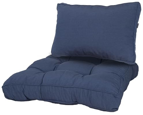 Sun Garden 50318-101 Universal Loungekissen Set 50318-101 46x70 cm + 70x70 cm blau