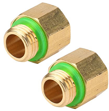 Fdit 2Pcs High Pressure Sprayer Reducer Adapter External Thread Internal Thread G1 4 G38 G3 8 Motorized G14 Connector Spraying Machine Set for Spray Machine Sprayers