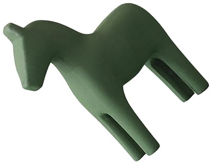Garneck Holzpferd Dekoration Figur Aus Holz Für Schreibtisch Kinderzimmer Geschenk Ornament Heimtextilien