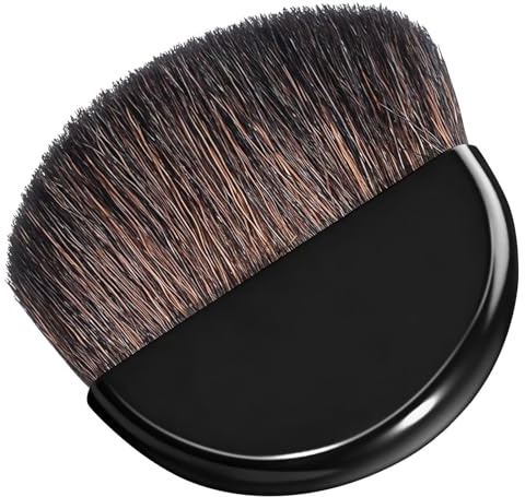 DONFAMDS Brocha Maquillaje Fluido de Nylon para Mujeres Diseño Portátil y Aplicación Uniforme, Adecuado para Maquillaje Diario y Fiestas