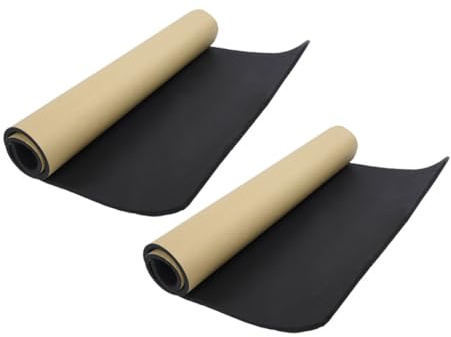 Alipis 2pièces Tapis Insonorisant Pour Voiture Isolation Thermique Et Phonique Bouclier Moteur Haute Résistance