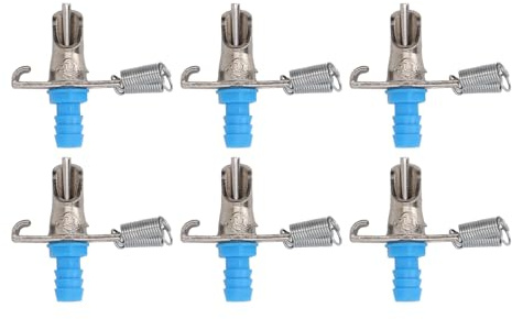 Capezzoli Automatici di Acqua di Coniglio Alimentatore Bevitore Zincato per Pollame Piccoli Animali, 10pcs 5 M Irrigazione del Tubo Gomba Guinea Piatta Waterer Dispenser, Set Completo, Utente