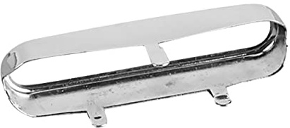 Kisangel Vernickelte Silber für Tonabnehmerabdeckung Hohl E-gitarre Metall Schützt den Dekoratives Gitarrenzubehör Humbucker