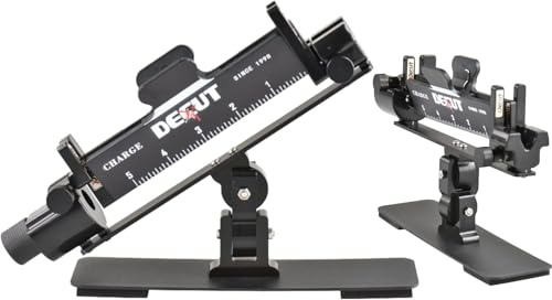 DECUT CHARGE Arrow Fletching Jig, Adjustable Archery Tool, Black