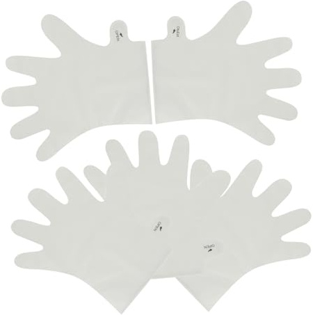 MOTHNUR Feuchtigkeitsspendende Handmaske Peelende Handschuhe mit Natürlichen Inhaltsstoffen für Trockene und Hornhautige Hände zur Sanften Handpflege 5 Stück