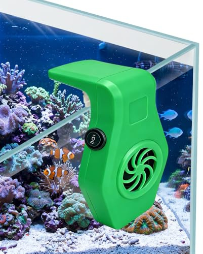 DONGKER Ventilateur de Refroidissement pour Aquarium,avec 2 Vitesses | Ventilateur Mural USB,Jusqu'à 10 Mm D'épaisseur,Fixation Manuelle Par Vis,Utilisation Ultra-silencieuse