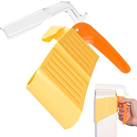 Pince Pour Brique De Lait Avec Poignée | Assistant Verseur Réutilisable Anti-Fuite | Support de Versement pour Briquette de Jus - Pour Cuisine Salle À Manger Maison Bureau Hôtel Camping Pique-Nique