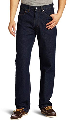 Levi's Men's 550 Relaxed Fit Jeans (Also Available in Big & Tall), Rinse-Dark Wash, 38W x 32L