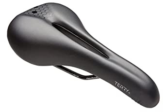 Terry Fly Cromoly Gel Fahrradsattel - Fahrradsitz für Herren - Flexibel & Bequem - Dünne Gelschicht - Dura-Tek Bezug - Schwarz