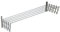 Sauvic Tendedero Extensible con fleje y 5 Varillas Aluminio de 90 cm.