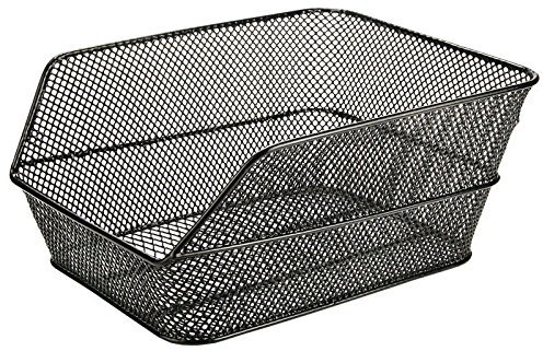 ECOVELO Cestino Cesto Posteriore in Metallo per Bici Bicicletta Posteriore al Portapacchi