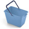 Mery | Mini Cubo | Cubo Multiusos | Cubo Limpieza | Polipropileno | Asa Anatómica | 4 litros | Azul | Medidas: 19,5Lx17,2Wx27,5H cm
