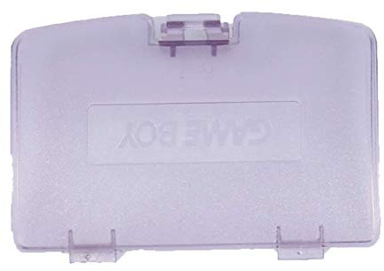 GBC Batterie Abdeckung, ENDARK Kunststoffreparatur Rückendeckel Teile Ersatz Akkufachdeckel für GBC Gameboy Color System (2 stücke Transparent Violett)