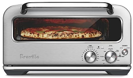 Breville BPZ820BSS Smart Oven Pizzaiolo Countertop Pizza Maker, Brushed Stainless Steel