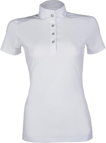 HKM Premium Maglione Polo, 1200 Bianco, L Unisex-Adulto
