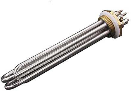 lindawang lin DC Immersion Heating Element 24V 900W Element Screw Plug Heater Tube Heater Tubular with 1 1/4 BSP Thread DN32 42mm going