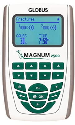 GLOBUS | Magnum 2500 High Power Home Magnetotherapy | 52 Programme, Heimbehandlung, Trauma- und Frakturheilung, Regenerationshilfe bei Arthrose und Arthritis
