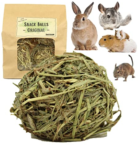 Snack Balls Original – Ingrédients issus de culture contrôlée – Snack pour cochons d'Inde, lapins nains, Chinchilla Degus Hamster