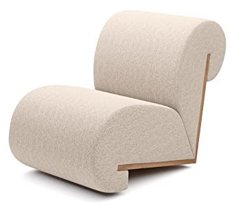 DomiMeble moderner Sessel “Mona” einzigartiges Design, Relaxsessel für Wohnzimmer Loungesessel Stuhl Polstersessel Lesesessel Ohrensessel (Catch My 2)