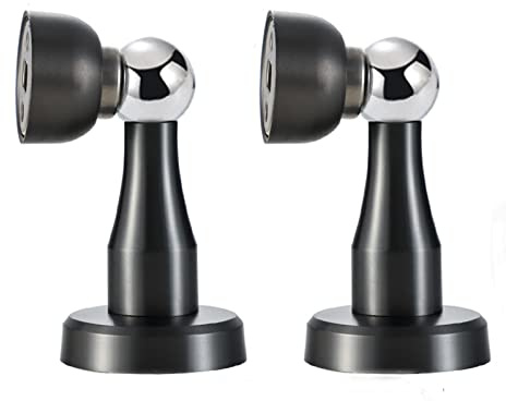 Guolich Türstopper, magnetischer Türstopper 2er-Pack, magnetischer Türsauger aus Edelstahl, Anti-Bump-Wall Silent, Türsauger Geeignet für Schlafzimmer, Wohnzimmer, Bad, Balkon, Büro (Schwarz)