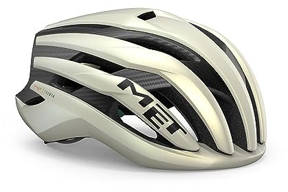 MET Trenta 3k Carbon MIPS Cycling Hel, Matt Vanilla Ice Gold, L