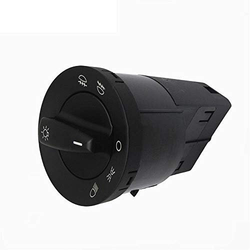 ZIxmix Car Headlight Switch Scheinwerfer-Scheinwerfer-Nebelscheinwerfer-Knopf-Schaltersteuerung/Passend for VW Jetta 4 Golf 4 GTI Mk4 Bora Headlight Switch