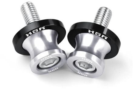 Schwingenschutz Montageständer Für XSR700 XSR 700 XSR900 XSR 900 MT07 MT09 10MM Zubehör Motorrad Schwinge Spulen Hinten Stand Schrauben Sliders(Silver)